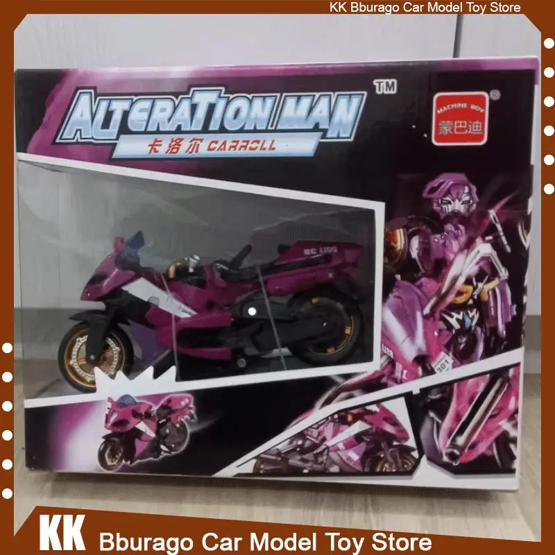 Alsi Carroll-Robot de transformación, modelo de motocicleta, juguete, serie temática de películas, figuras de acción, juguetes de modelos coleccionables, regalos de cumpleaños