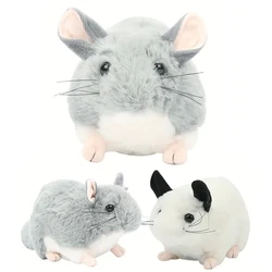 32cm Kawaii Simulation Chinchillidae Plush Toys Soft Lifelike Chinchillas Mouse Stuffed Animal Toys Kids Birthday Gifts