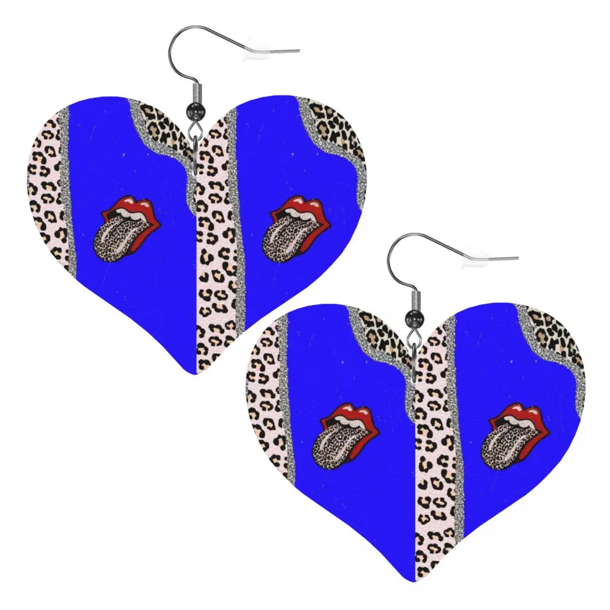 

Красочные кожаные серьги-капли с леопардовым принтом для женщин, кожаные серьги, модные легкие серьги для вечеринок и праздников