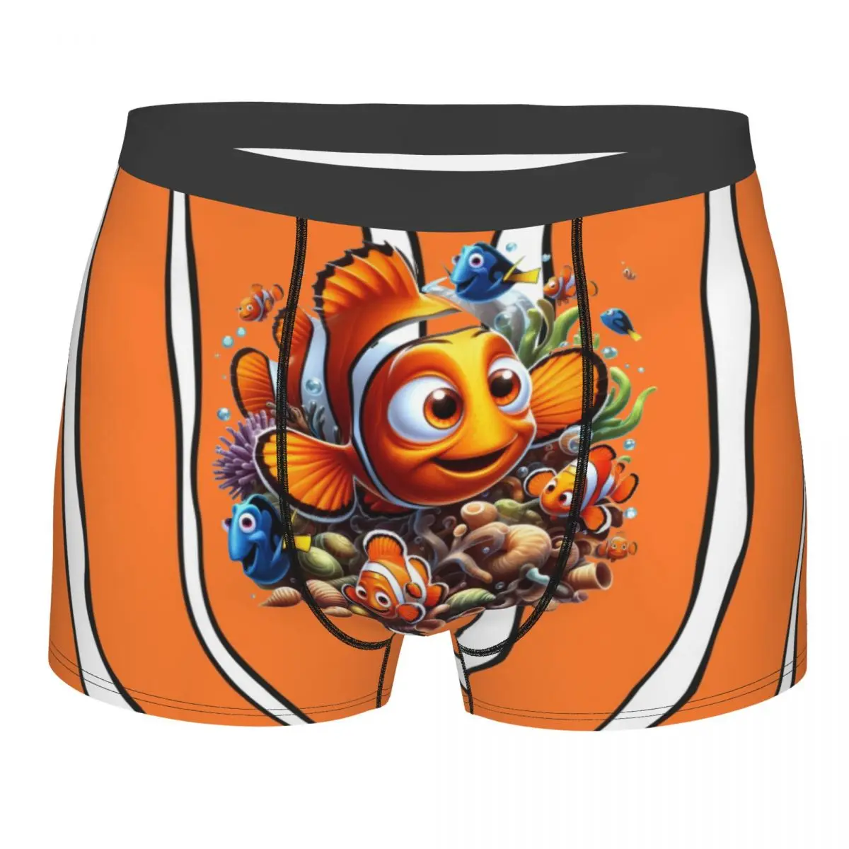

Custom Male Fashion Nemo Underwear Finding Nemo Boxer Briefs Stretch Shorts Panties Underpants