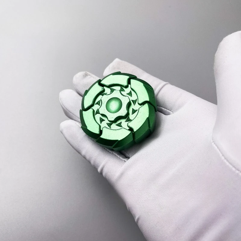 OUYEDC Magnetic Armor-Opening Mechanical Metal Fidget Spinner Toy for Relieving Anxiety and Stress