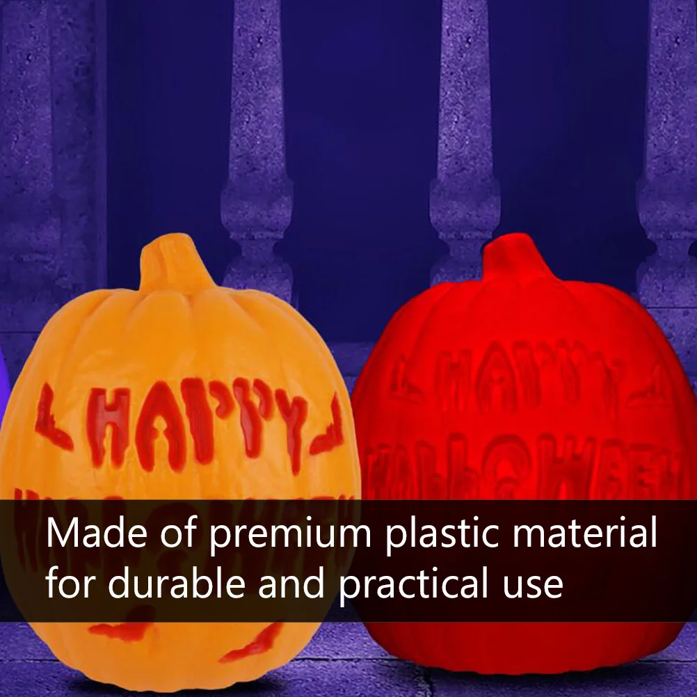 

Pumpkin Lantern Durable Halloween Decoration Lamp Hollow Out Festival Ornament Supplies Glowing