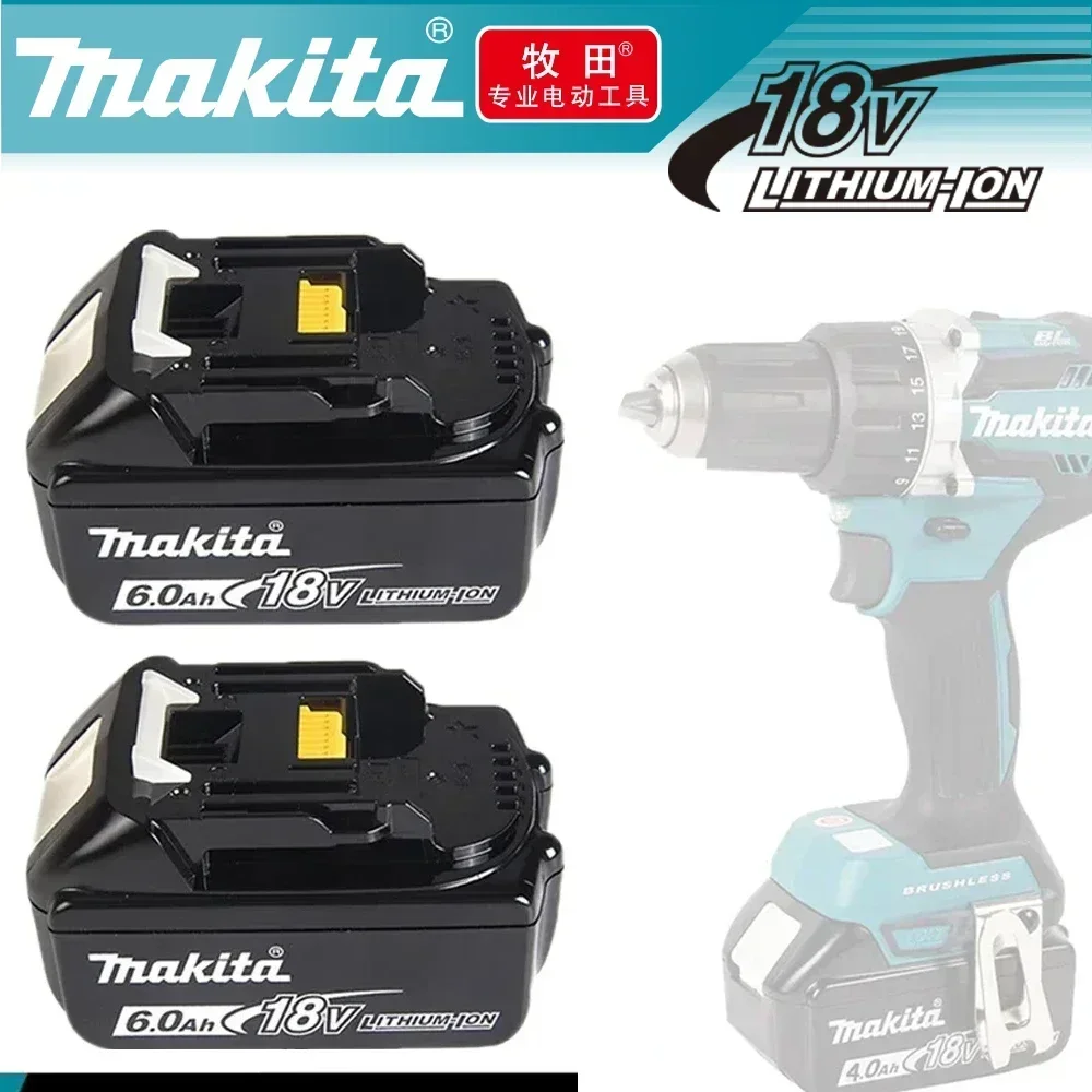 Original 6Ah from Makita, Japan, used to replace lithium batteries for Makita 18V power tool BL1840 BL1850B BL1850 BL1860 BL1815