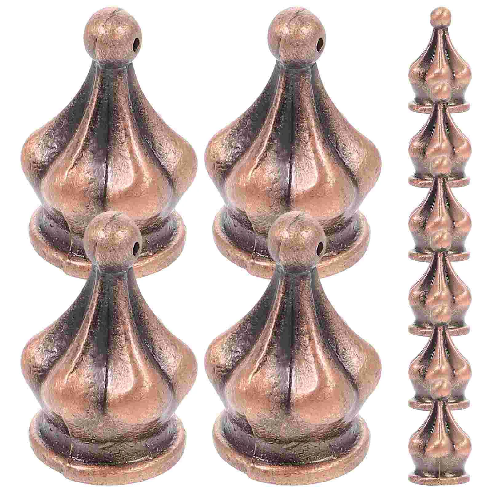 10 Pcs Harvard Shelf Decorative Header Harp Lamp Finial Knob Shade Holder Finials for Lamps Decoration Bracket