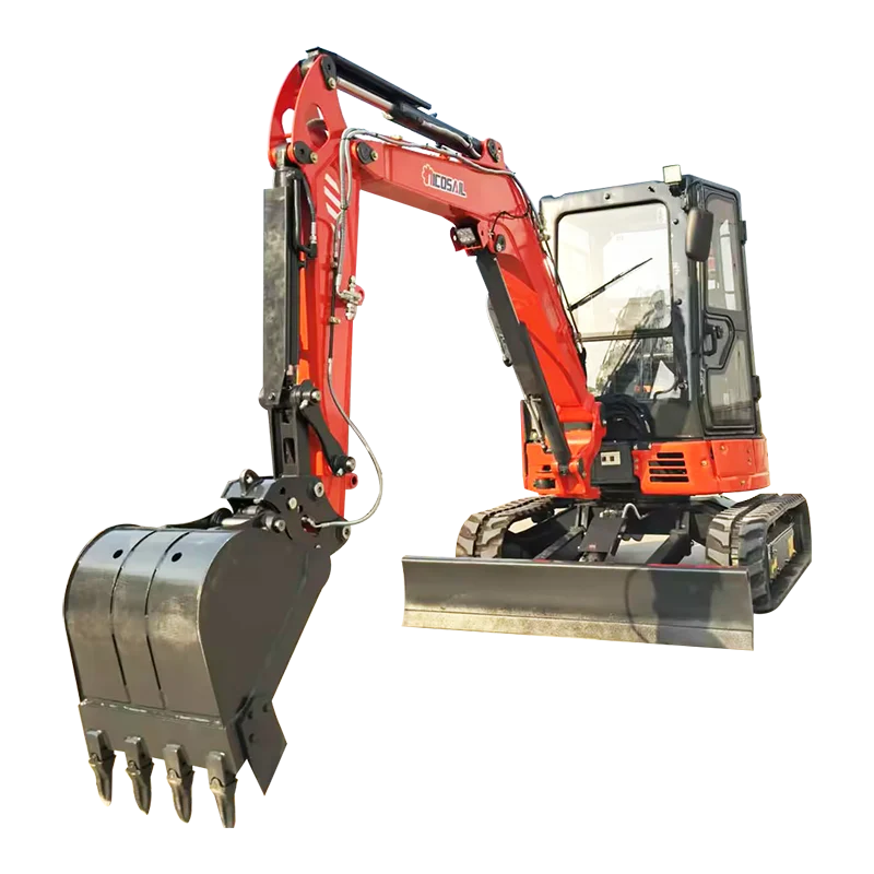 

China Wholesale Mini Excavator Loader with Roof and Bucket Machine Customization