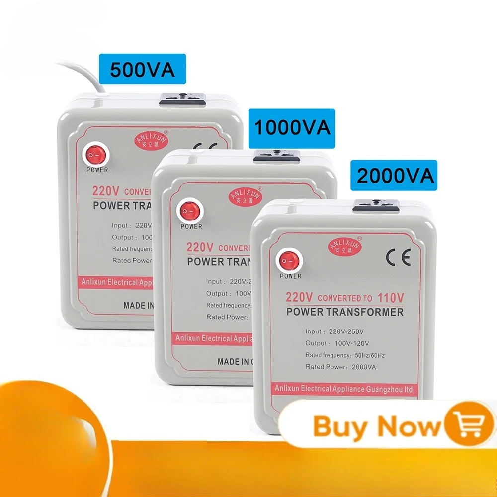 

Voltage Converter 220V-250V to 100V-120V Transformator Converter 500W/1000W/2000W For Electronic And Electrical Equipment