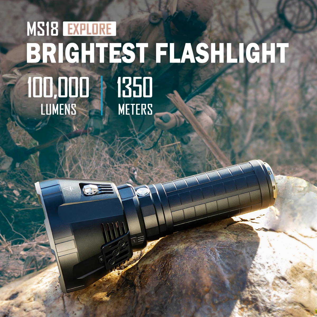 IMALENT MS18 Flashlight Super Bright 100000 Lumens Lamp