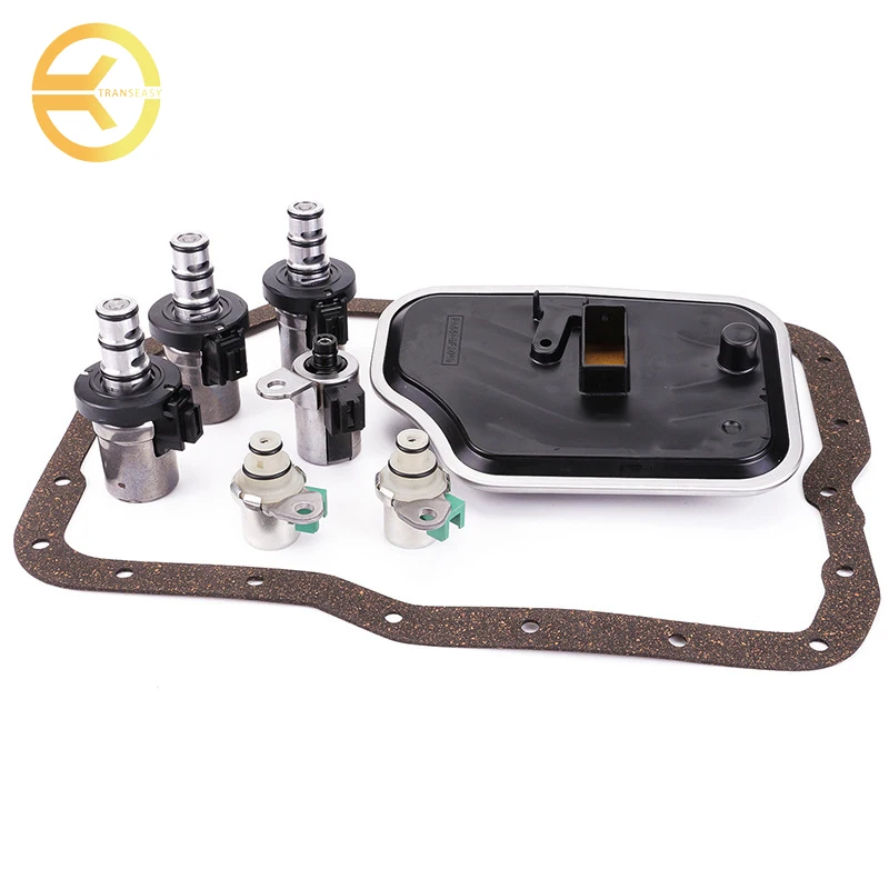 

4F27E FN4A-EL Transmission Solenoid Solenoids Kit With Filter KIT Suit 4F27E FN21-21-1F1 For 99-UP Ford Mazda 2 3 5 6 CX-7 MPV