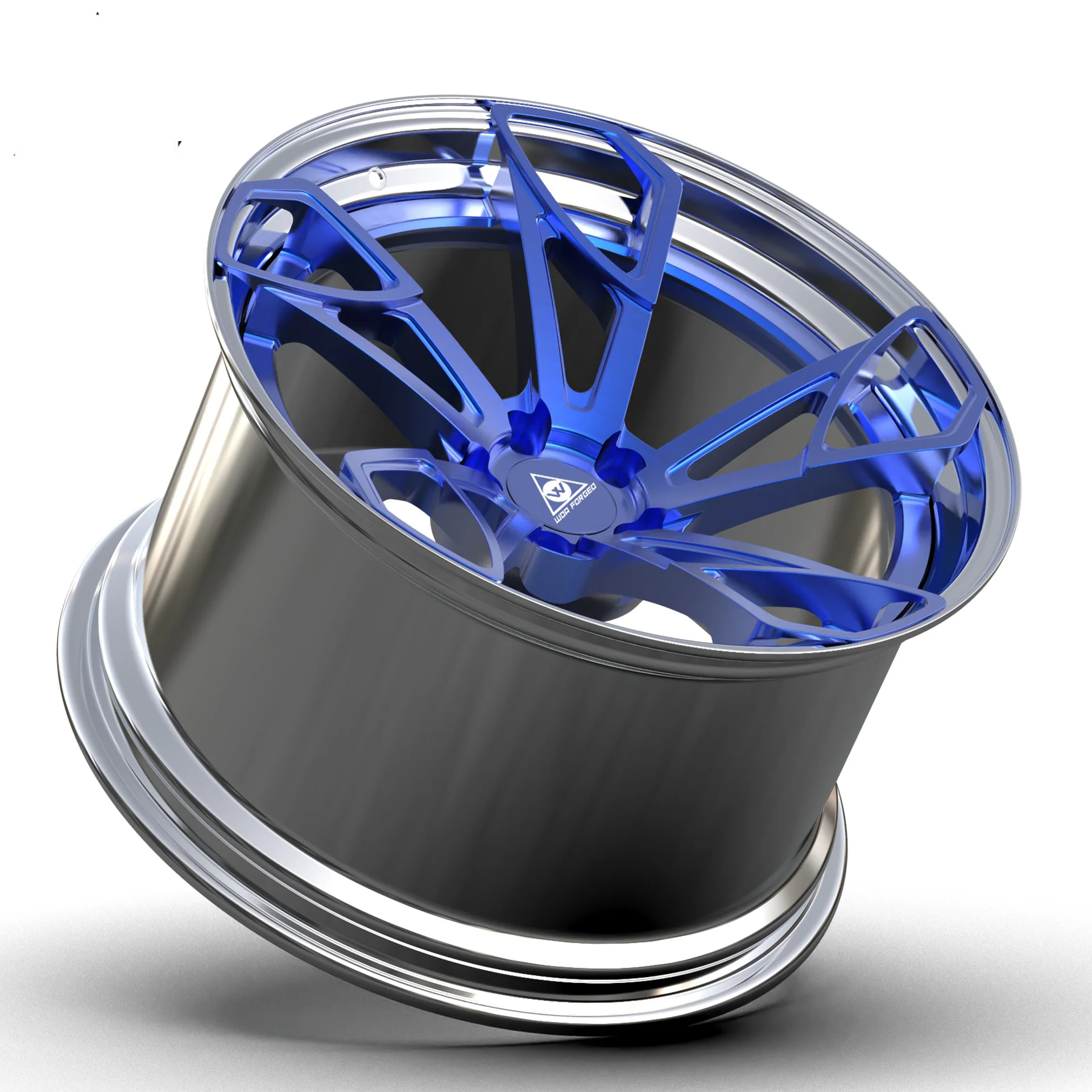 

High Quality 19 20 21 22 24 Inch Wheels Forged Car Wheel Hub Polished Concave 2-Piece Forged Wheels Rims