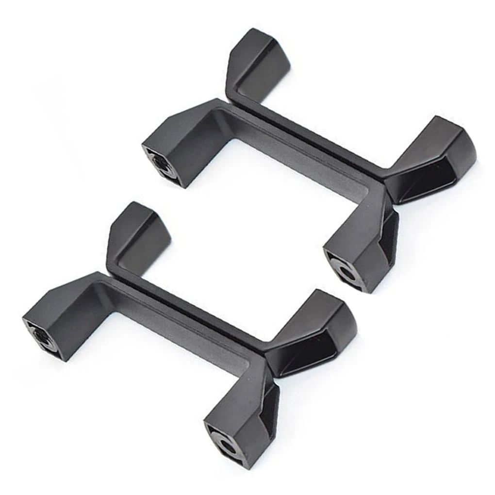 4Pcs RV Caravan Marine Black Handle Nylon Plastic Door Handle Versatile Nylon Pull Plastic Easy to install