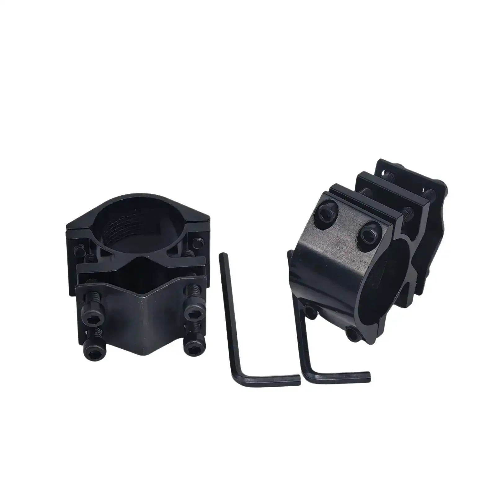 

LOT 2 Mount 25mm Ring Holder Fit 9-23mm Barrel Flashlight Torch Laser Bracket Clamp