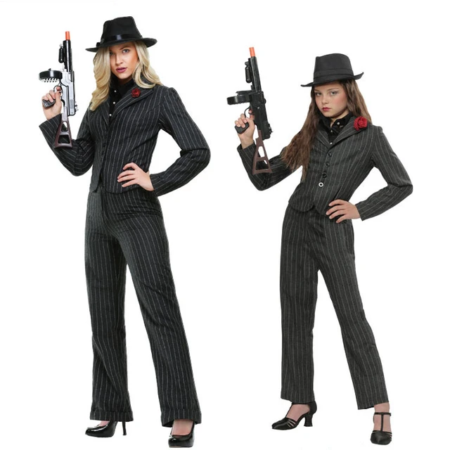 Gangster fancy dress female best sale