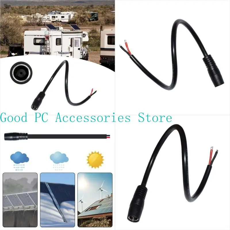 

R53C 16AWG Power Cord Line 7.9mmx0.9mm Female Connector to Open End Adapter Cable