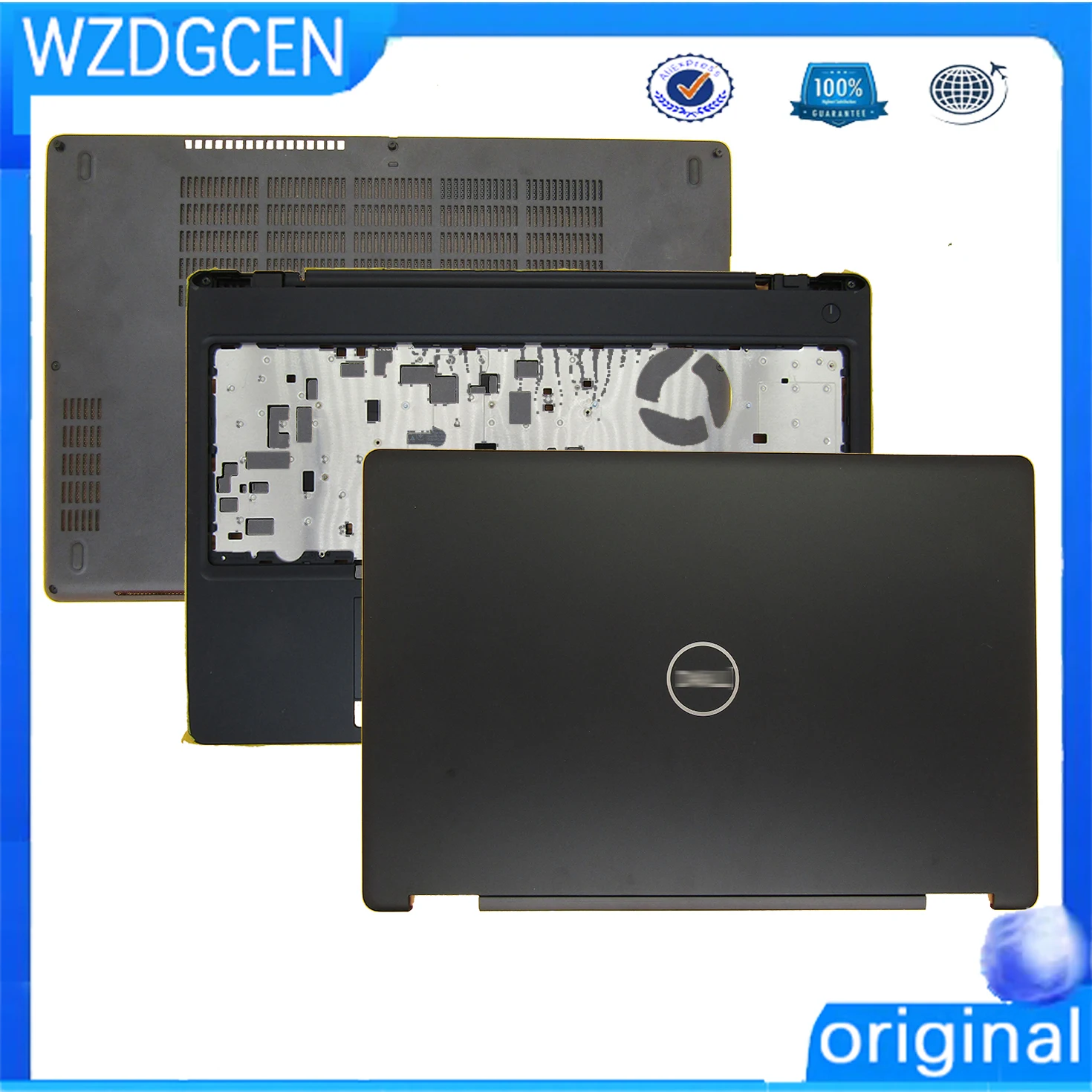 

Used Shell For DELL Latitude 5580 5590 Laptop Case LCD BACK top Palmrest Upper Bottom Base Cover Black