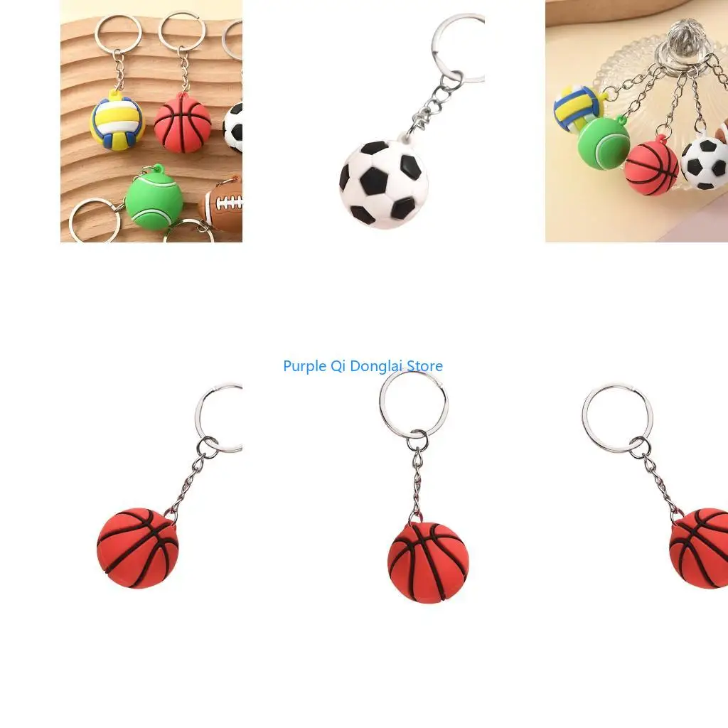 L21E Decorative Pendant PVC Texture Perfect for Backpacks Purses and Sports Event