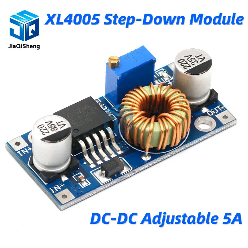 1pcs XL4005 DSN5000 Beyond LM2596 DC-DC adjustable step-down 5A power Supply module,5A Large current Large power