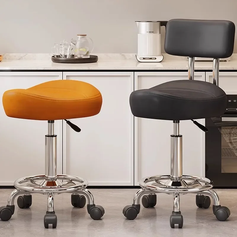 Saddle chair bar chair, haircut special chair, kitchen cooking stool, can lift the front desk stool
