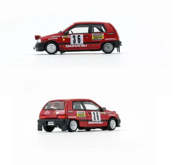 Nouveau BMC 1 64 Daihatsu Charade Rallye 1988 gagnant moulé sous pression alliage jouet voitures modèle de Simulation pour cadeau de Collection