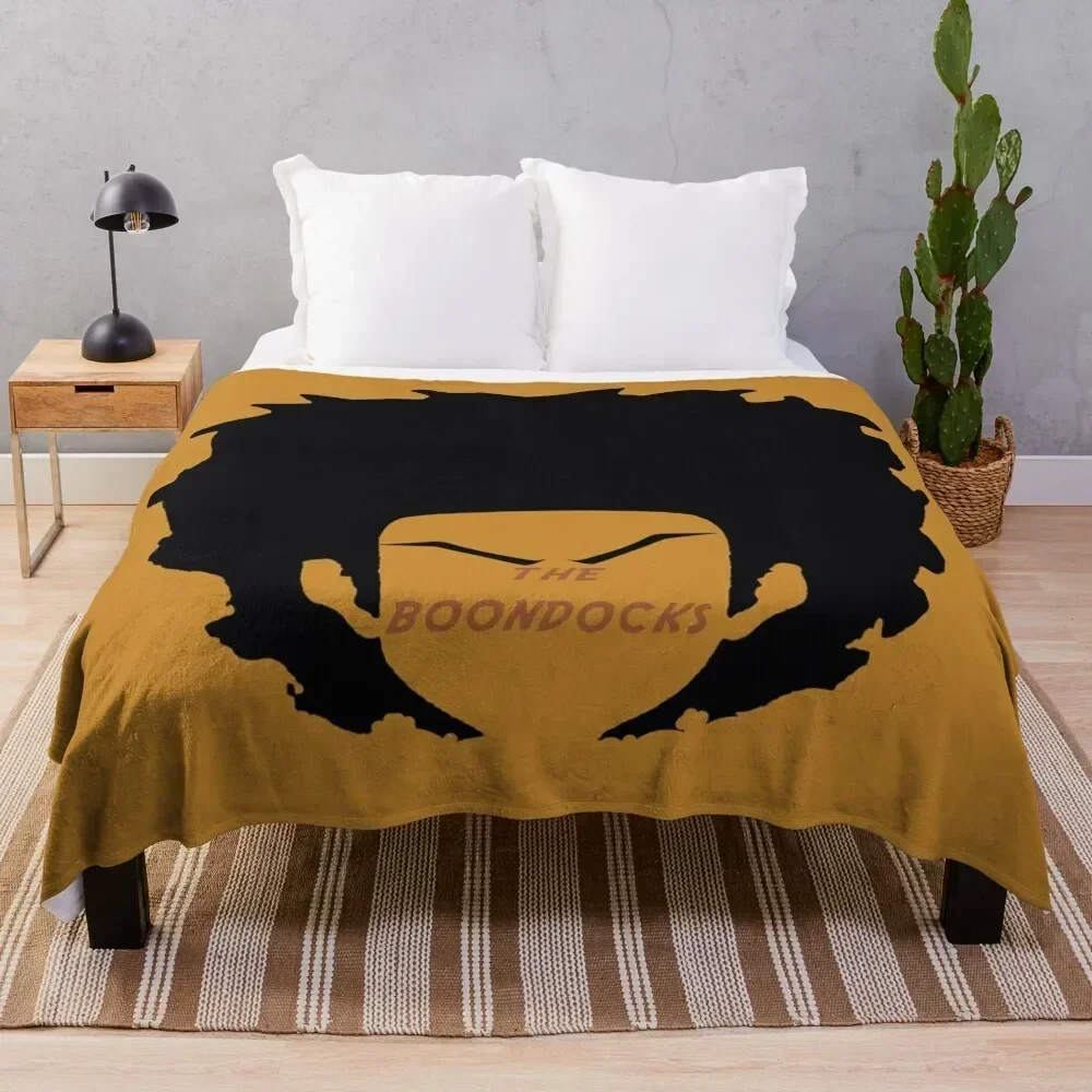 

The boondocks Throw Blanket Luxury Hair Shaggy wednesday Blankets