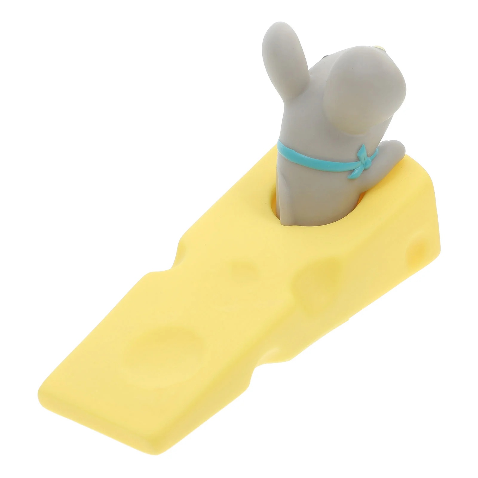 

PVC Black Mouse Cartoon Door Stopper Home Use Anti Pinch Safety Door Wedge Decorative Holder Works on Carpet Wood Tile Concrete