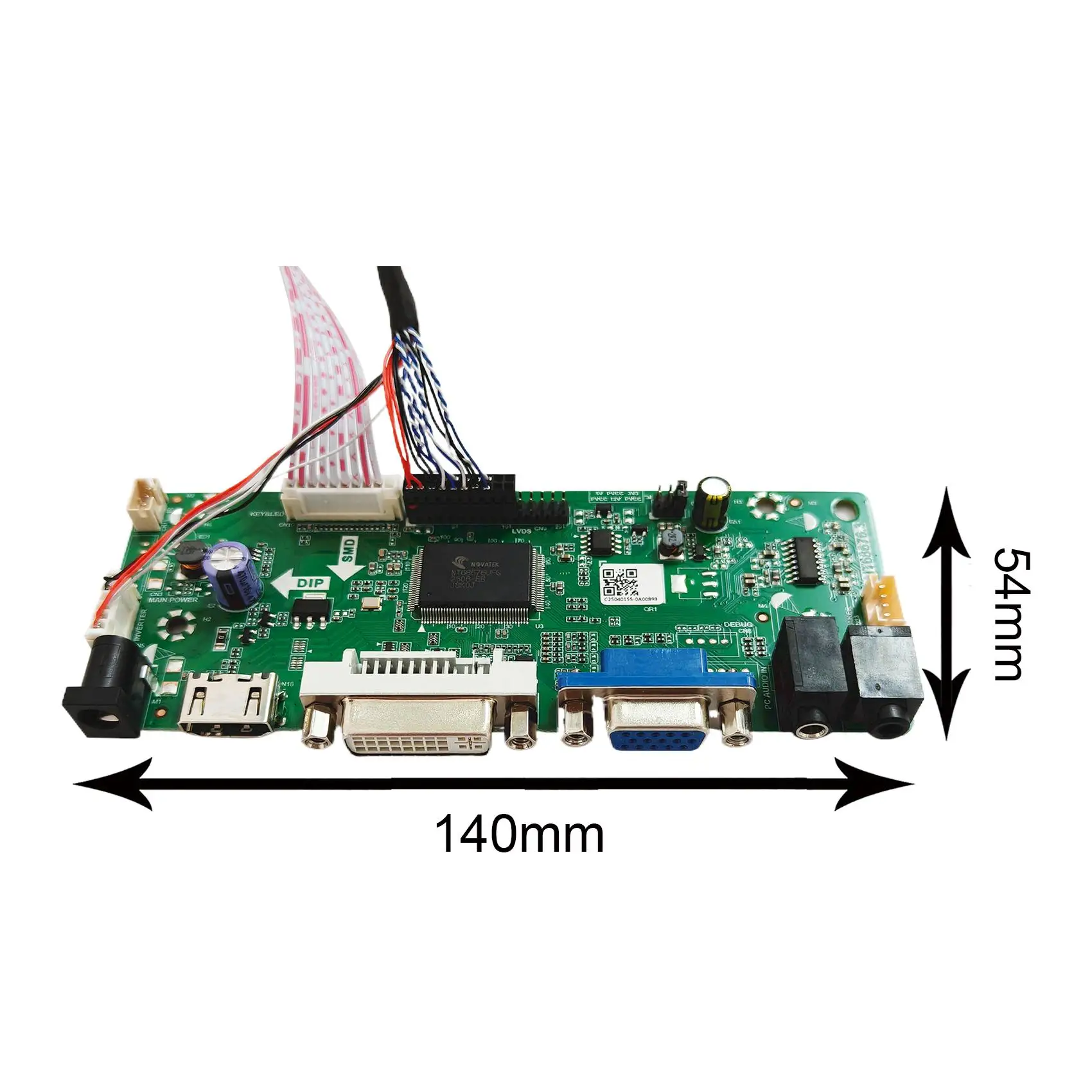 Custom 10.1 Inch Industrial Lcd Module Display Screen A101Aw06 Lp101Wsb N101L6-L0B 1024X600 Tft Display With Lcd Driver Board