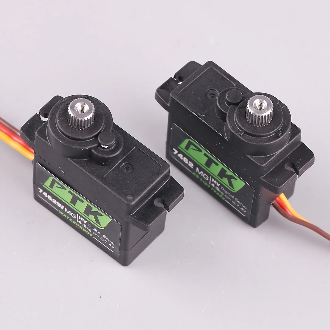 PTK 7462W MG 9g Miniature Digital Servo Waterproof 4kg Torque Robot Fixed Wing High Voltage Servo