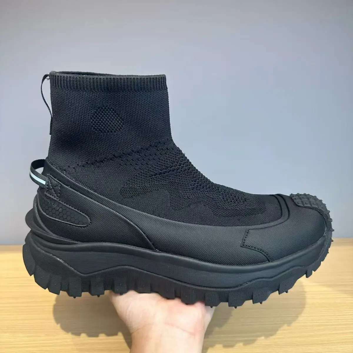 Botas de calcetín Chelsea transpirables para hombre, de punto, elásticas, de caña alta, con un solo pedal, informales deportivas, 2026