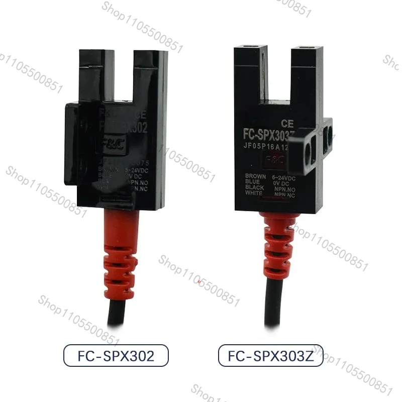 2 PCS FC-SPX302Z FC-SPX303Z FC-SPX304Z FC-SPX305Z FC-SPX306Z FC-SPX307Z F&C New Original Slot Photoelectric Switch