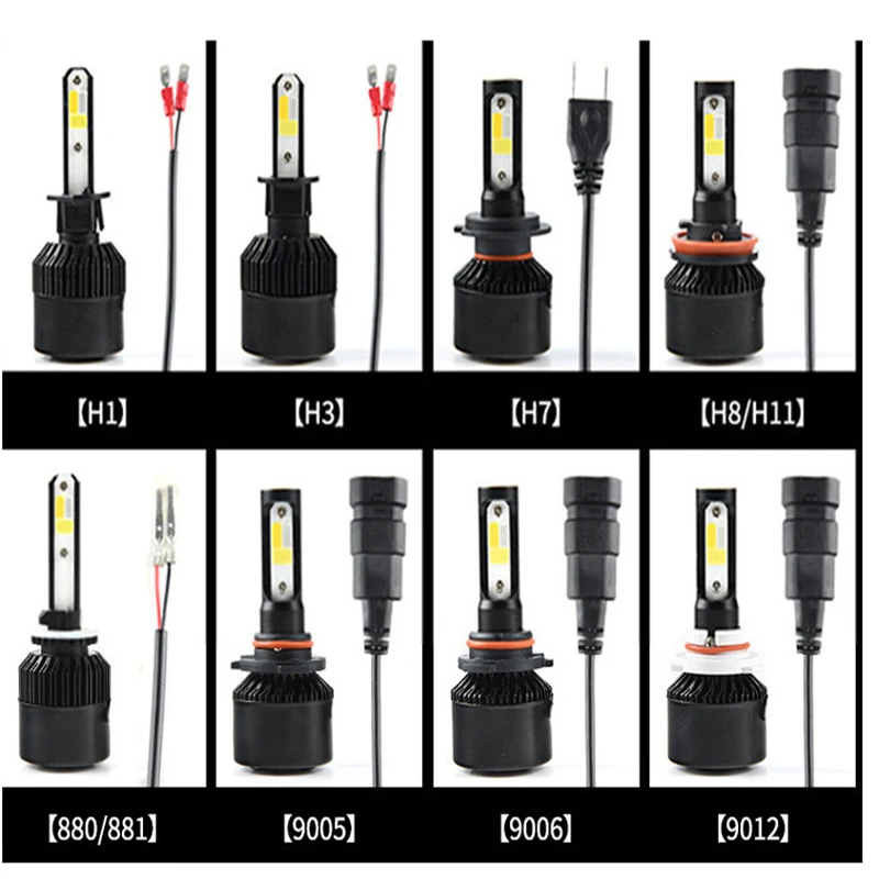 4Colors Strobe 60W Bulb Car Headlight H4 H7 LED Car Headlight Lamp Car Flashing Fog Light H8 H9 H11 9005 9006 LED Foglight Bulb