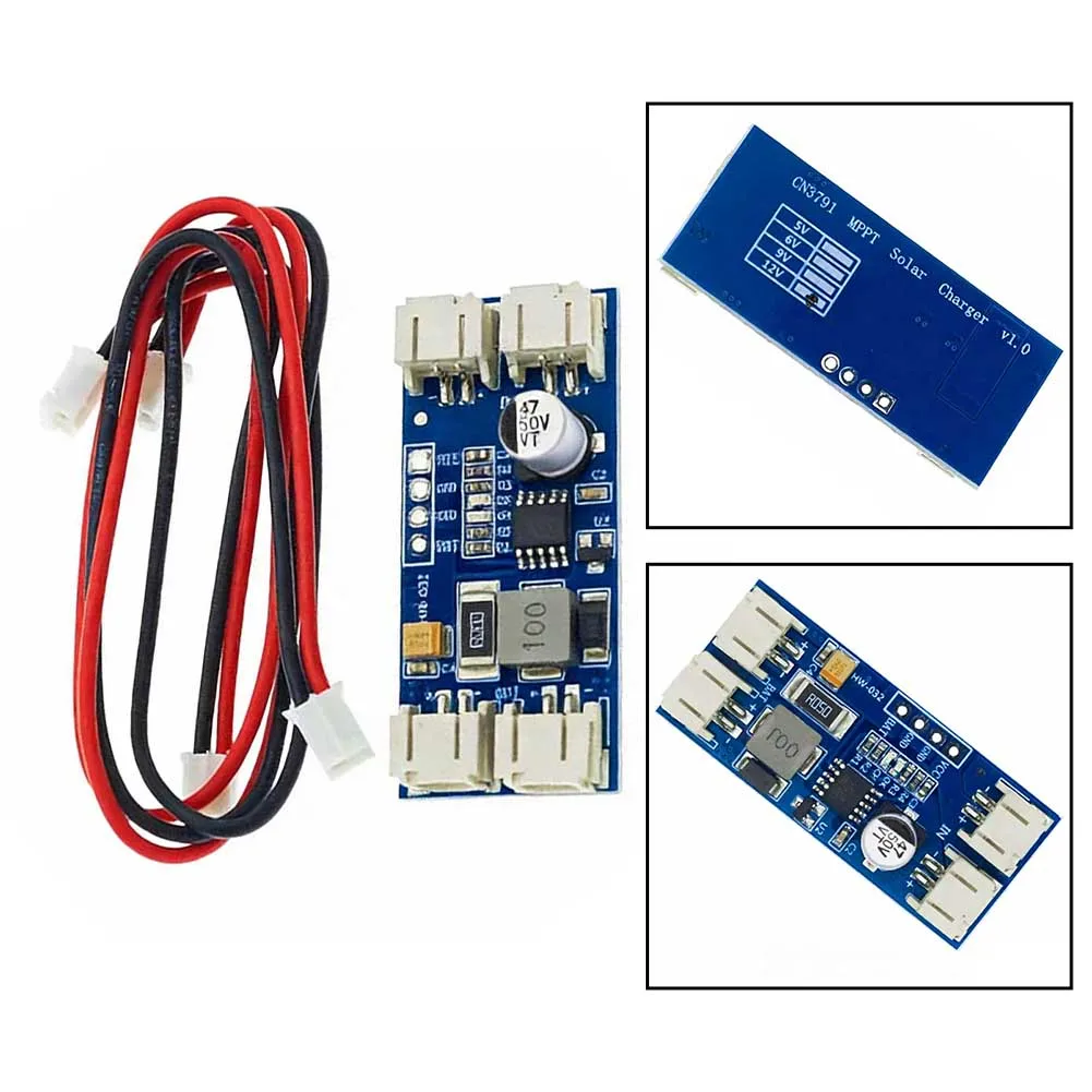 CNFor 3791-Based For MPPT Solar Charge Controller Module Compatible with For 3.7V 4.2V Single-Cell Lithium Batteries