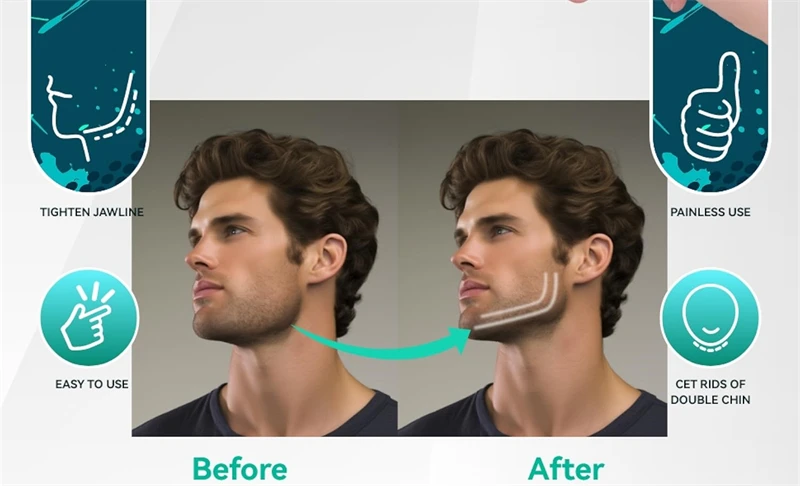 Silikon Jaw Line Exerciser Jawline Chew Ball Fitness Gesichtswasser Gesichts- und Halsmuskeltrainer Kinn Wangenübung Jawliner – Detail 3