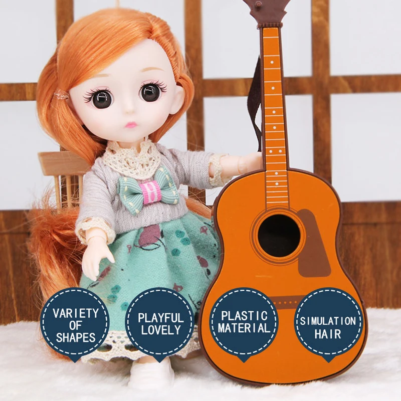 

6-дюймовая модная кукла для девочек с сумочкой, 16 см, BJD, 13 шарнирных подвижных суставов, куклы, нарядная принцесса, bjd, игрушка для девочек, подарок