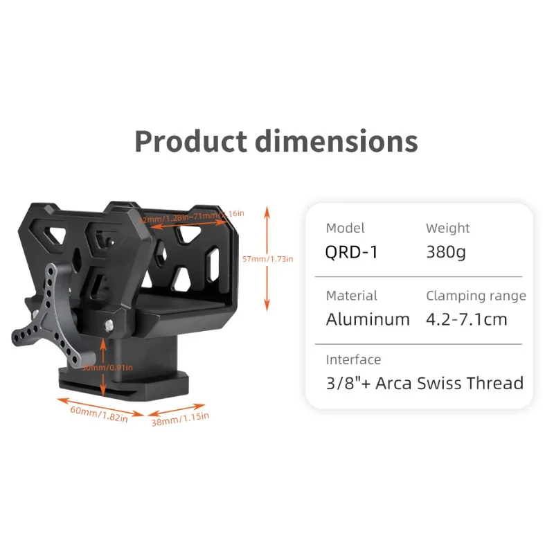 aluminum-alloy-clamp-mount-tripod-bracket-3-8-inch-thread-outdoor-holder-for-hunting-photography