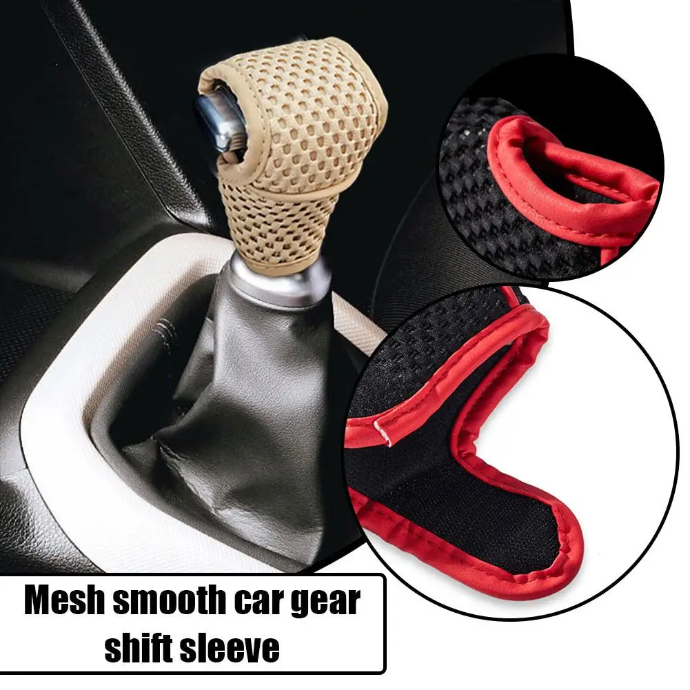 

Car Shift Handle Cover Gear Shift Non Slip Grip Handle Covers Automatic Interior Accessories Gear Protective Car Universal R9U7