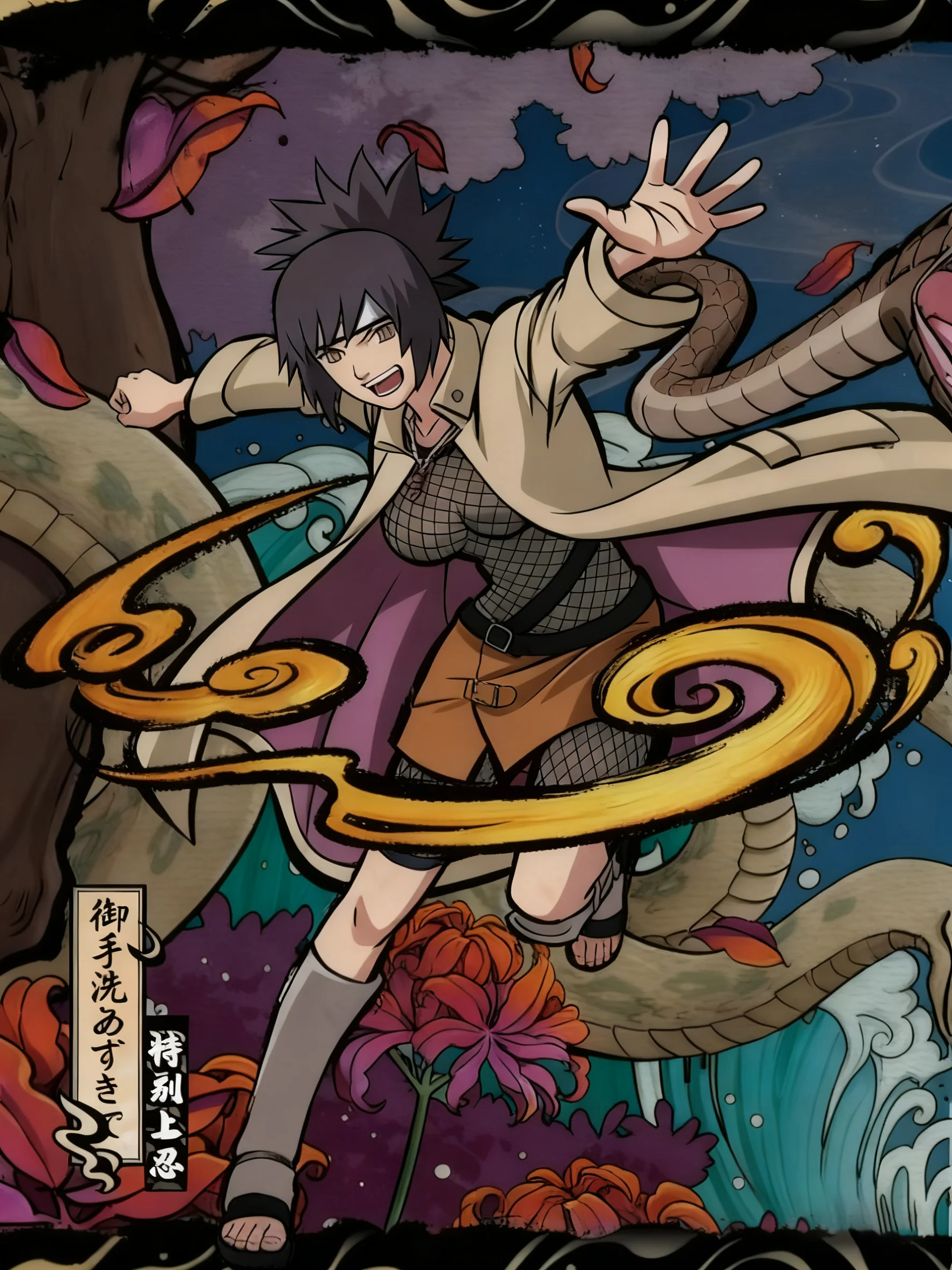 

1PC 5D DIY Full Drill Diamond Art - Naruto Uzumaki Hokage Portrait, Vibrant Anime Craft for Living Room Wall Decor Gift