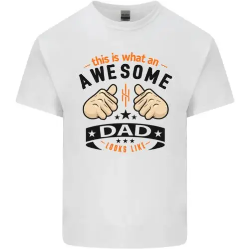 

This Is What an Awesome Dad Mens Cotton T-Shirt Tee Top