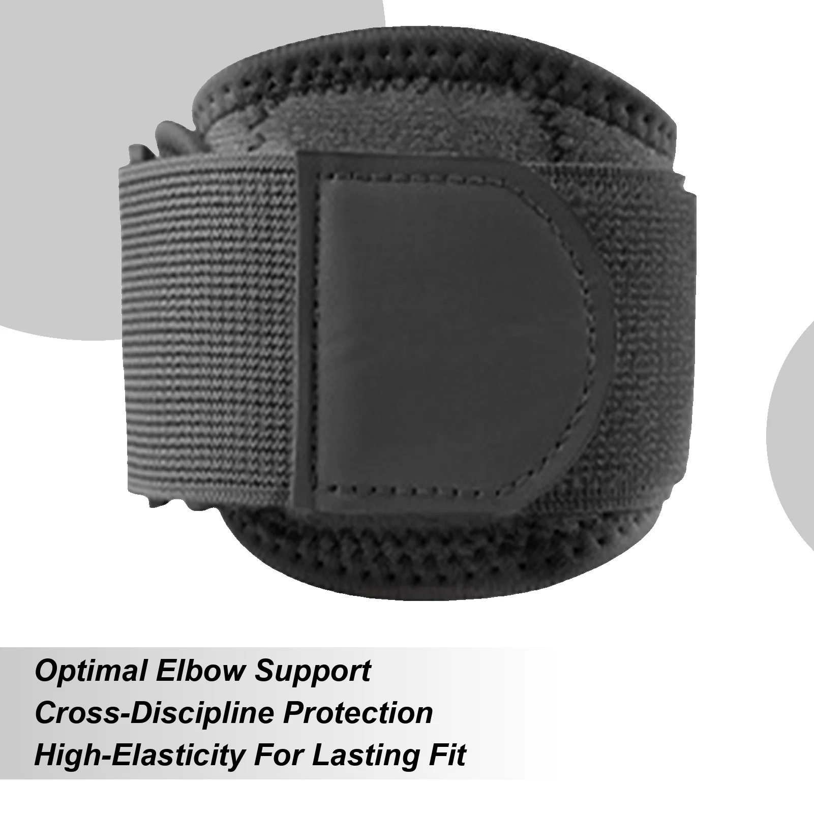 Elbow Brace Adjustable Non-Slip High-Elasticity Protective Gear Sports Elbow Compression Wrap For Golf Tennis Badminton