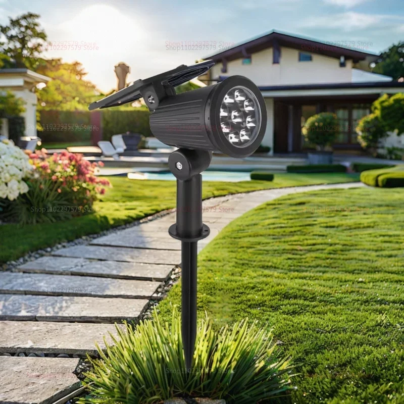 

LED Solar Spotlight Outdoor IP65 Waterproof Garden Spot Lights Landscape Pathway Lawn Lamp Decoration for Yard Lighting Garten