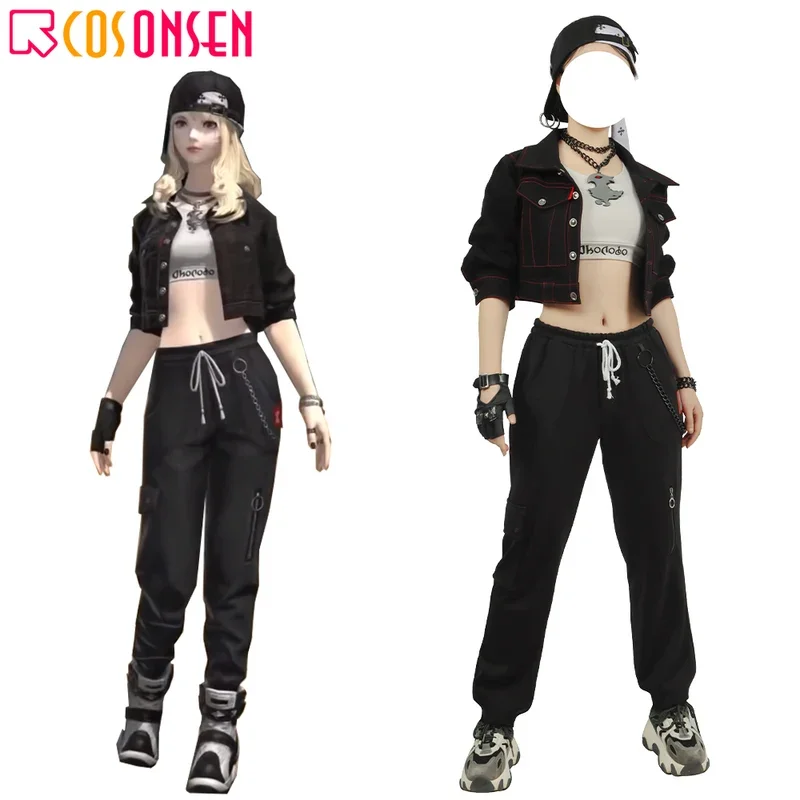 

Game FFXIV Hip Street Streetwear Cosplay Costume COSPLAYONSEN FF14 Street wear Outfits Custom Made