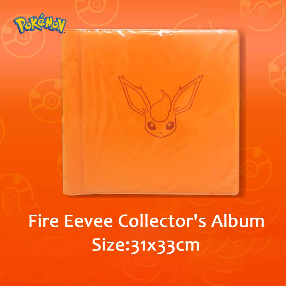 100 % chinesische Ibrahimovic Advanced PTCG-Spielkarte, hochwertige Reib Fire Water Eeveelution, Geschenkbox, Sammlungsbuch, Spielzeug – Detail 5