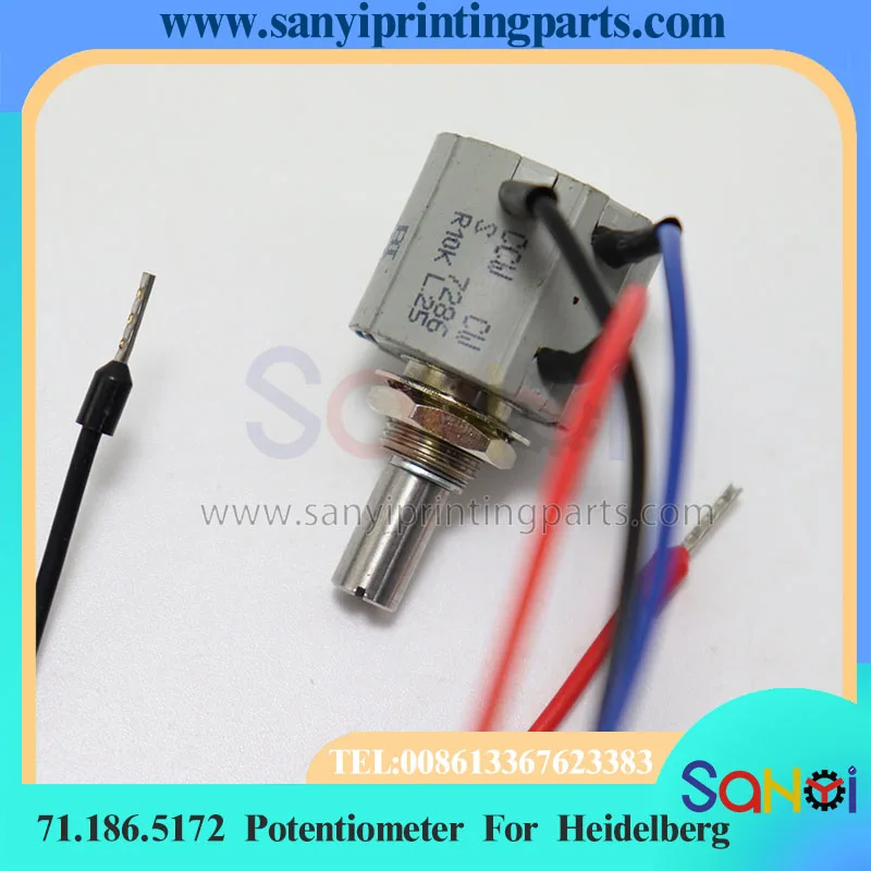 1 шт. кабельный потенциометр Heidelberg 71.186.5172 Beckmann 7286 10 кОм для деталей печатной машины CD102 SM102 SM74