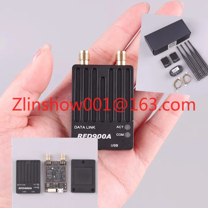 Metal shell RFD900A data link radio long-distance wireless data transmission module replaces RFD900X