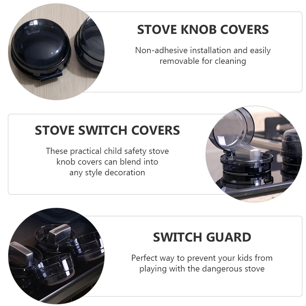 6pcs Protective Stove Stove Stove Safety Case Covers The