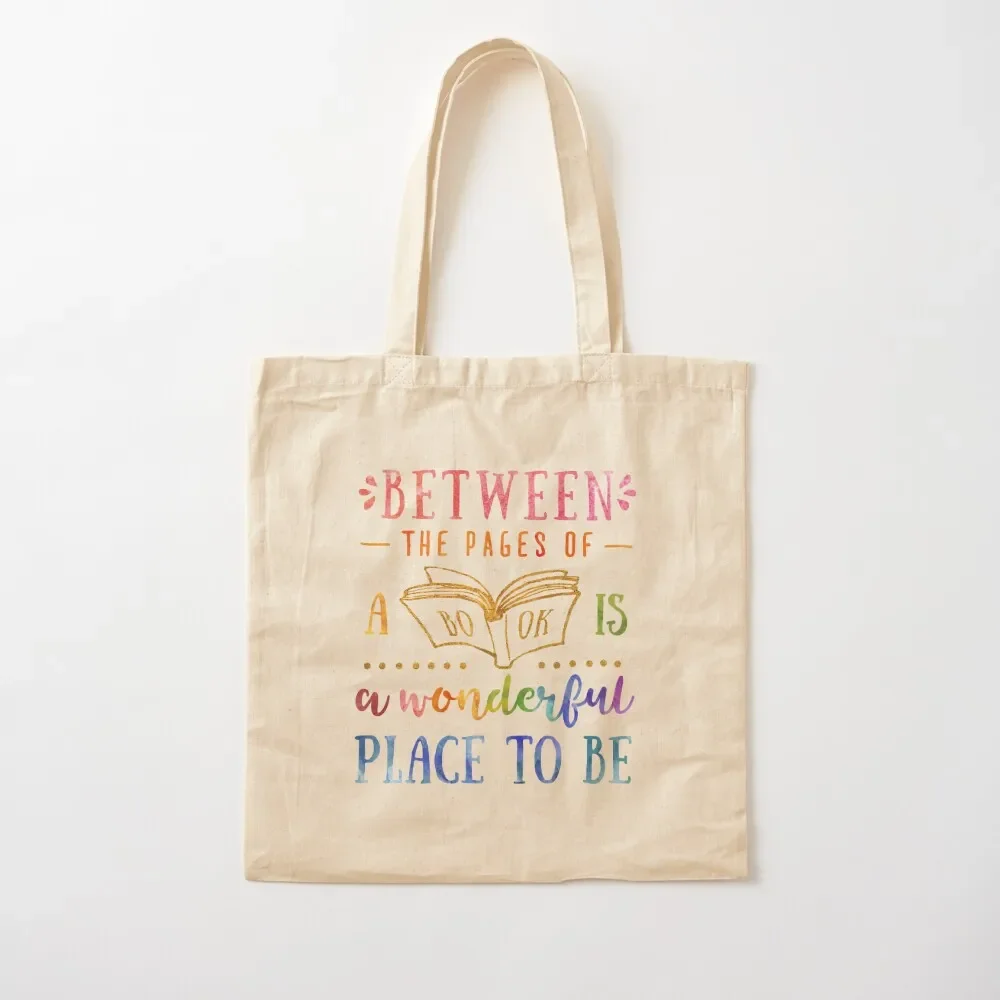 

Between the pages Tote Bag Beach bag custom fabric bag