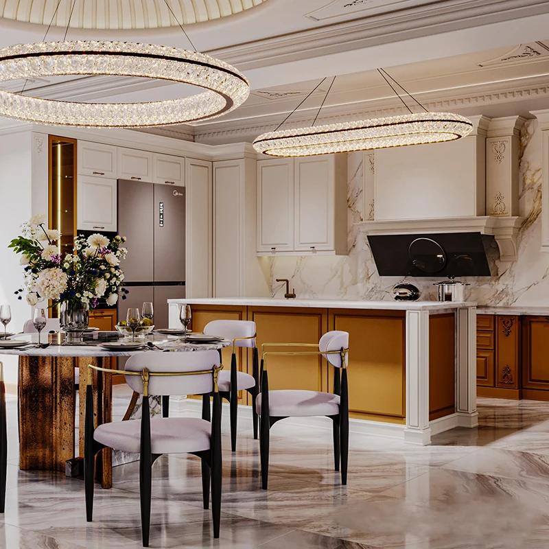 บ้านพักตากอากาศสไตล์ยุโรปสมัยใหม่ ออกแบบตกแต่งภายในระดับไฮเอนด์ พร้อมเฟอร์นิเจอร์ไม้ครบชุดสำหรับโรงแรมและอพาร์ตเมนต์