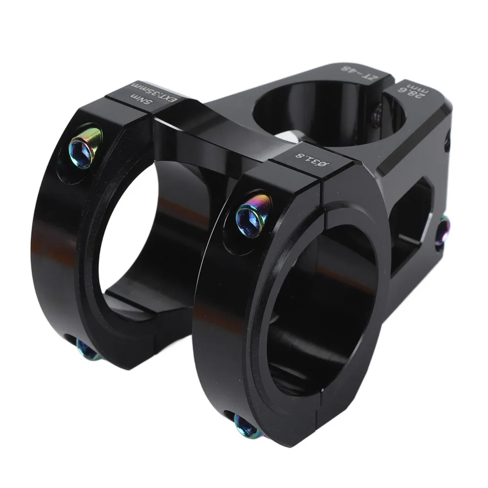 

31.8mm Bike Stem Aluminum Alloy High Strength Bike Handlebar Stem Lightweight Easy to Install Short Handlebar Stem