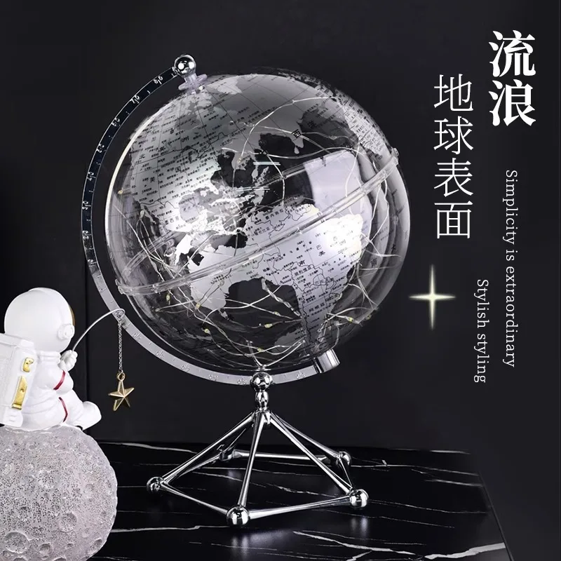 Golden Globe Factory Earth HD Globe Club, 20cm students teach transparent globes. Indoor decoration gifts.