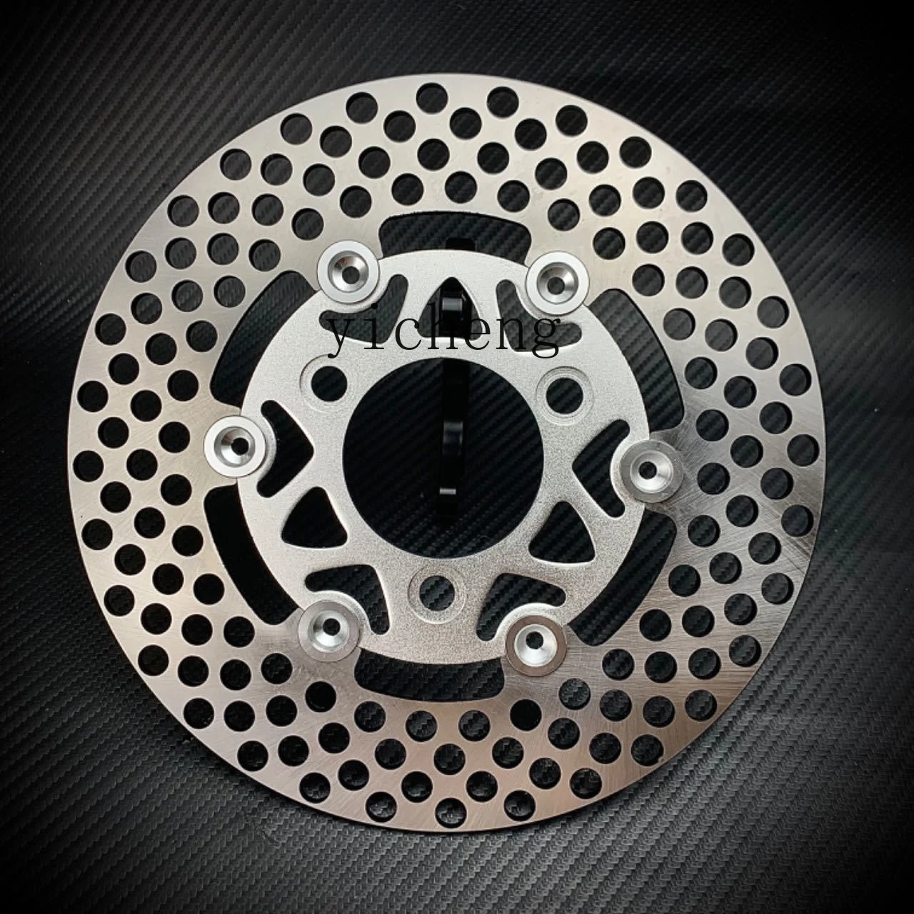

TQH Modified 220 Floating Large Hole Disc Brake Rotor 7.0 Hole Pitch Electric Scooter Niu N1S Ninebot Modification