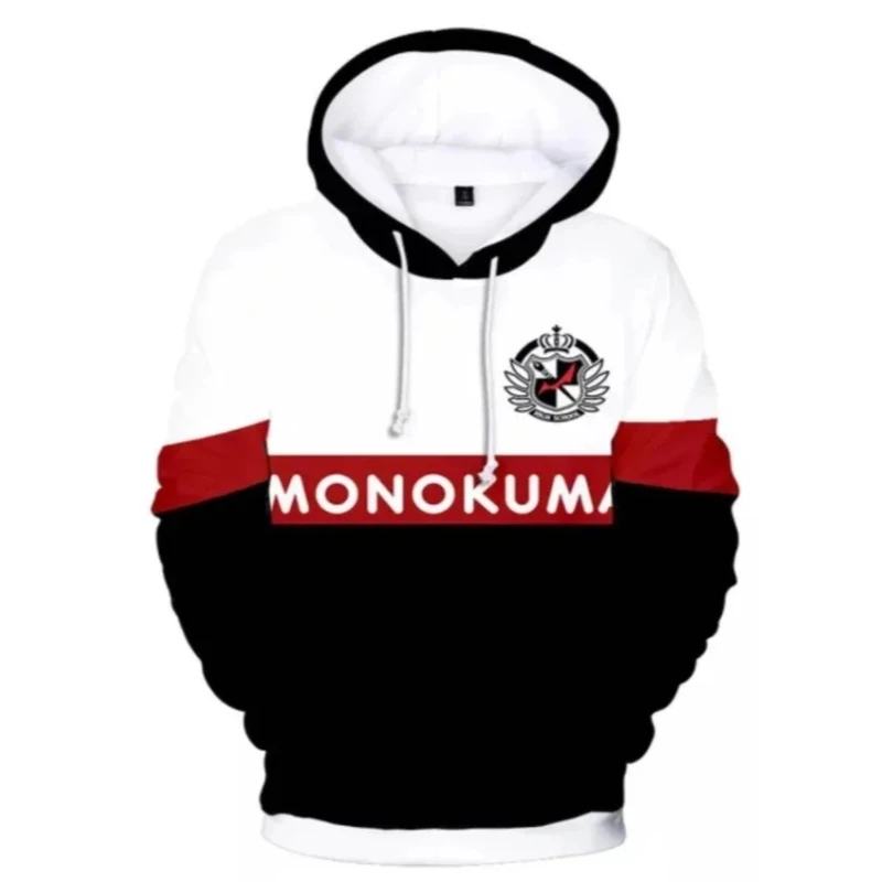 Anime Danganronpa Cosplay Costume Monokuma Nagito Komaeda Gundham Tanaka Ibuki Mioda Chiaki Nanami Unisex 3D Hoodies Sweatshirts