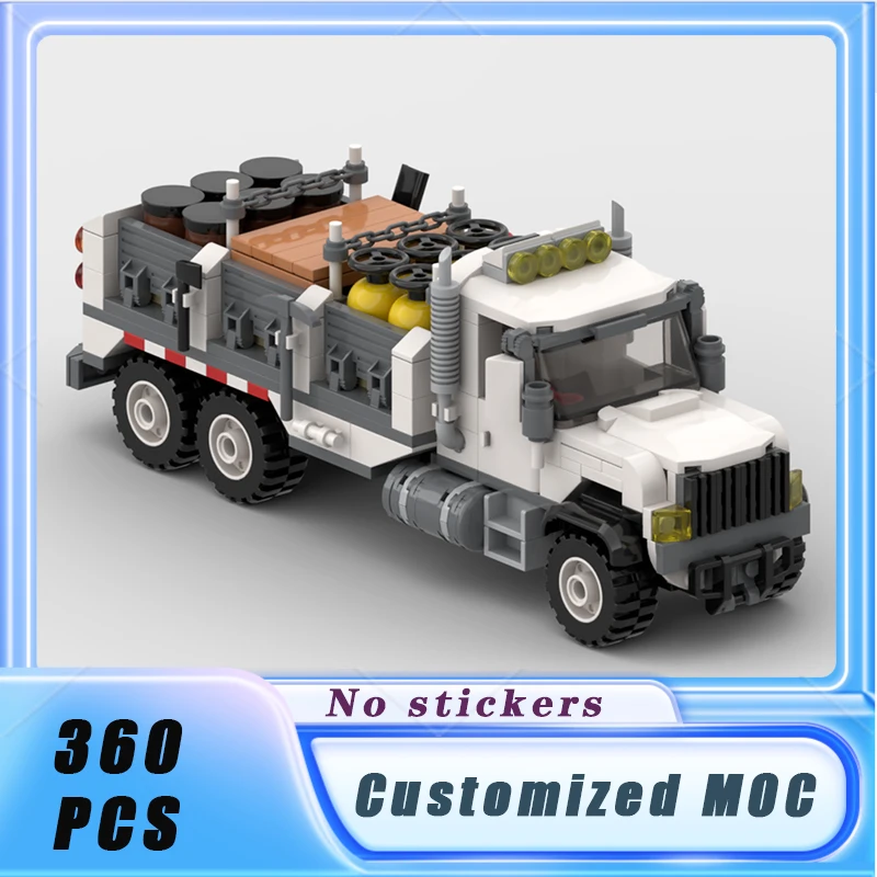 City Vehicle Series Heavy Duty Cargo Truck Display Collection Bricks Building Blocks Model Children's Toys Gifts